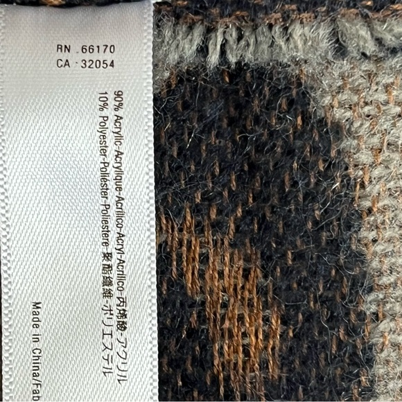 Anthropologie Leopard Fringed Scarf - Picture 2 of 5